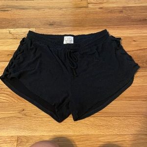 Black chaser shorts